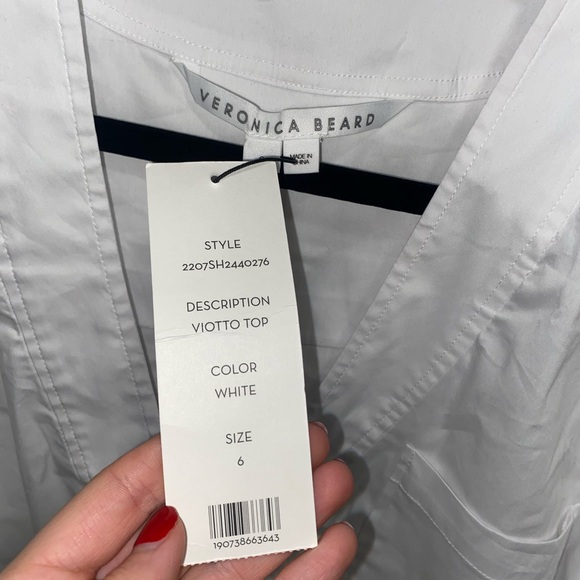 NWT Veronica Beard Viotto Top - Picture 5 of 5